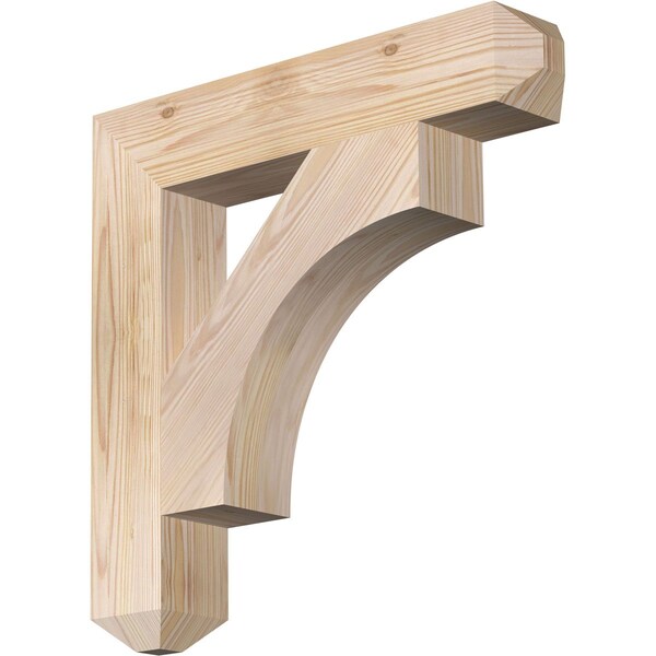 Ekena Millwork Westlake Craftsman Smooth Bracket, Douglas Fir, 3 1/2"W x 20"D x 20"H BKT04X20X20WTL04SDF - main